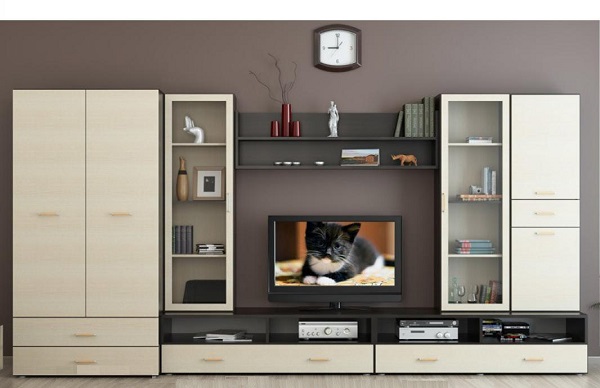 Мебель с кромкой пвх 2*19 мм RE2776 - пример использования. Цвет дуб шамони. Мебель с кромкой пвх 2*19 мм RE2776 - пример использования. Цвет дуб шамони.